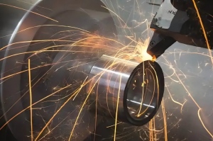 PCBN cutting tool hard turning operation on ferrous metal components